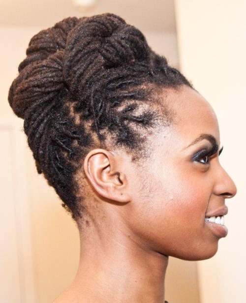 Updo hairstyles for black women natural hair mature naked