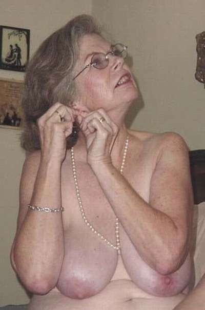Drunk old granny big tits