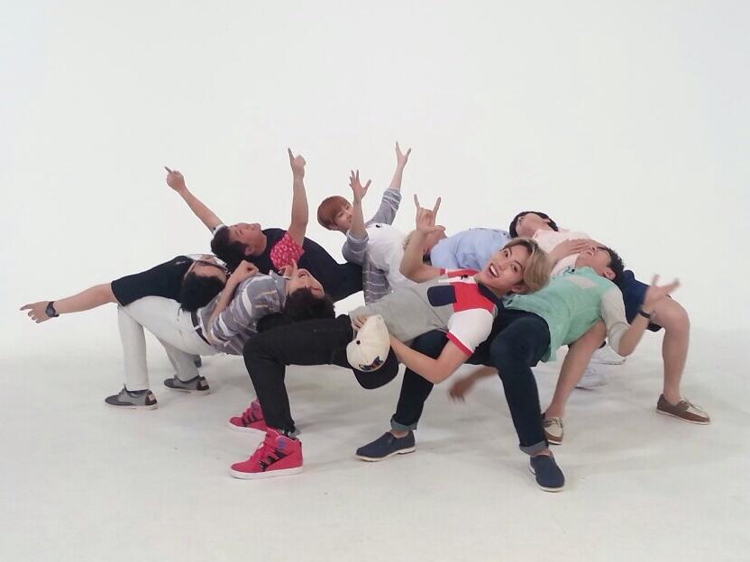 140604 Weekly Idol Twitter Update© Official Photo by MBC