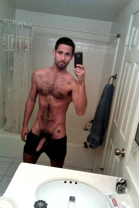 Hot hairy naked men selfies