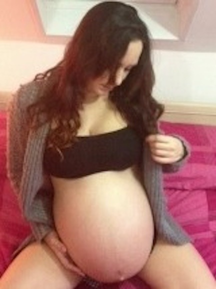 Tumblr pregnant belly with twins