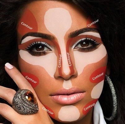 Kim kardashian contour