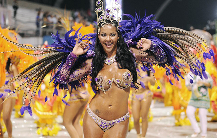 Brazil carnival samba dancers nude