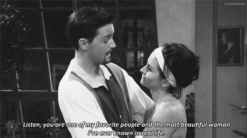 Chandler and Monica started dating in the pilot.