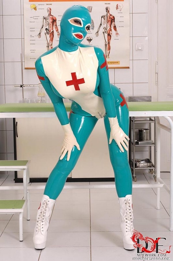 Sex latex doll outfit