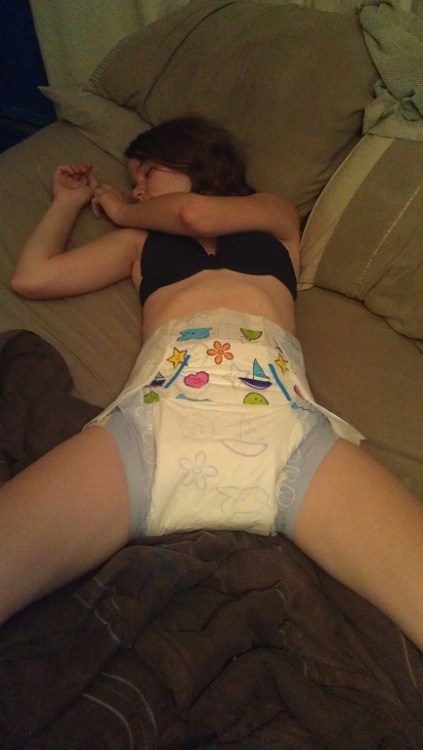 Teen diaper girl