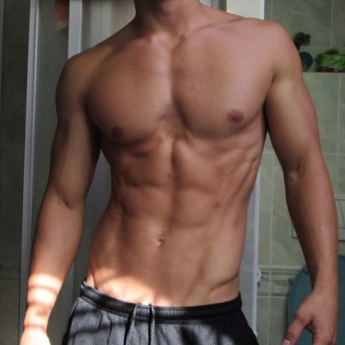 Teen boy abs workout