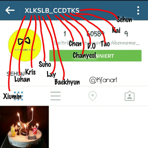 kfanart:  THE MOMENT YOU REALISE SEHUNS INSTAGRAM NAME IS TO CUTE TO BE TRUE OMGGGG