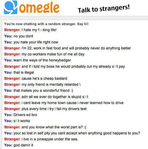 Omegle stranger