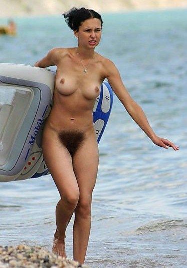 Nude beach hairy bush
