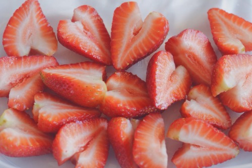 Low fat strawberry swirl