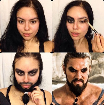 Make up transformation before and after