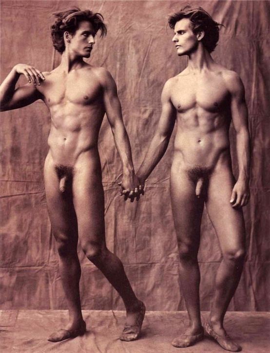 Vintage male nude muscle men long sex pictures
