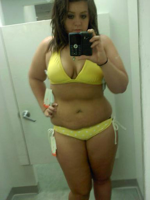 Micro bikini chubby girl