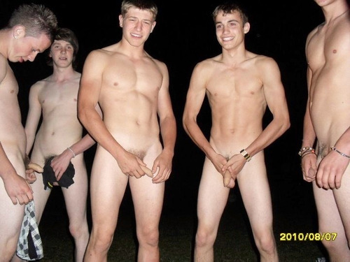 Men naked straight guys in public