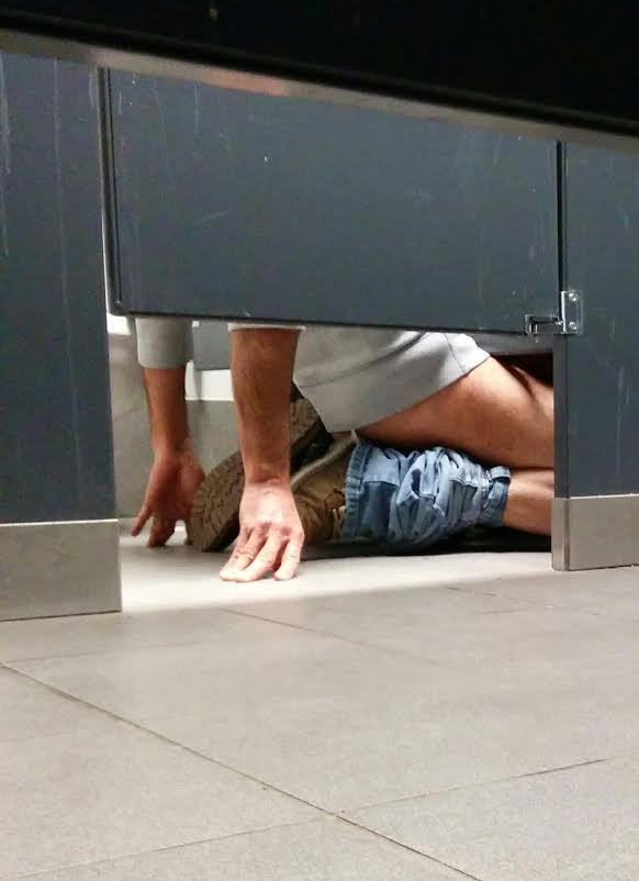 Hot fucking in the stall