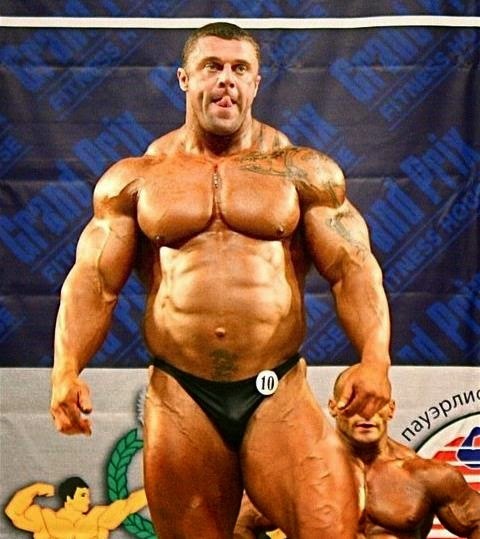Huge russian bodybuilder