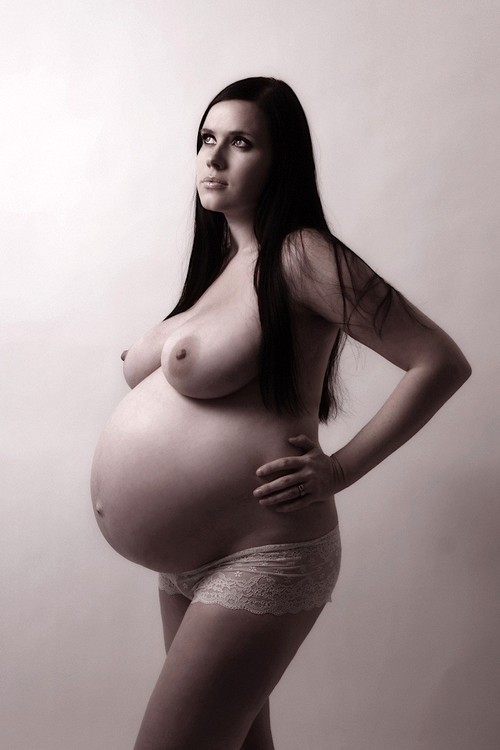 Sexy beautiful pregnant woman