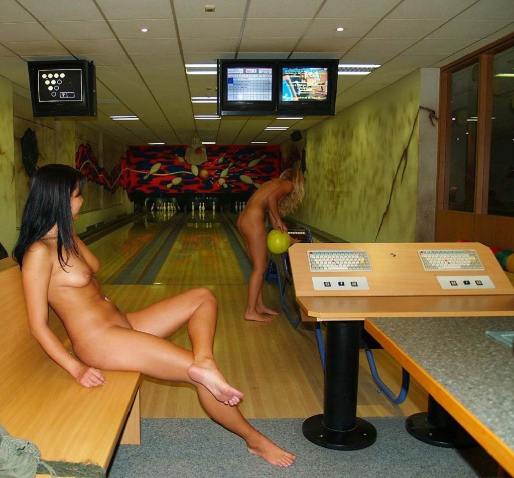 Naked bowling in college