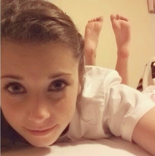 Cute girl feet kick balls tumblr