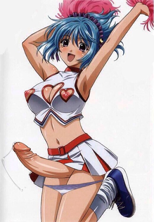 Anime girl cheerleader