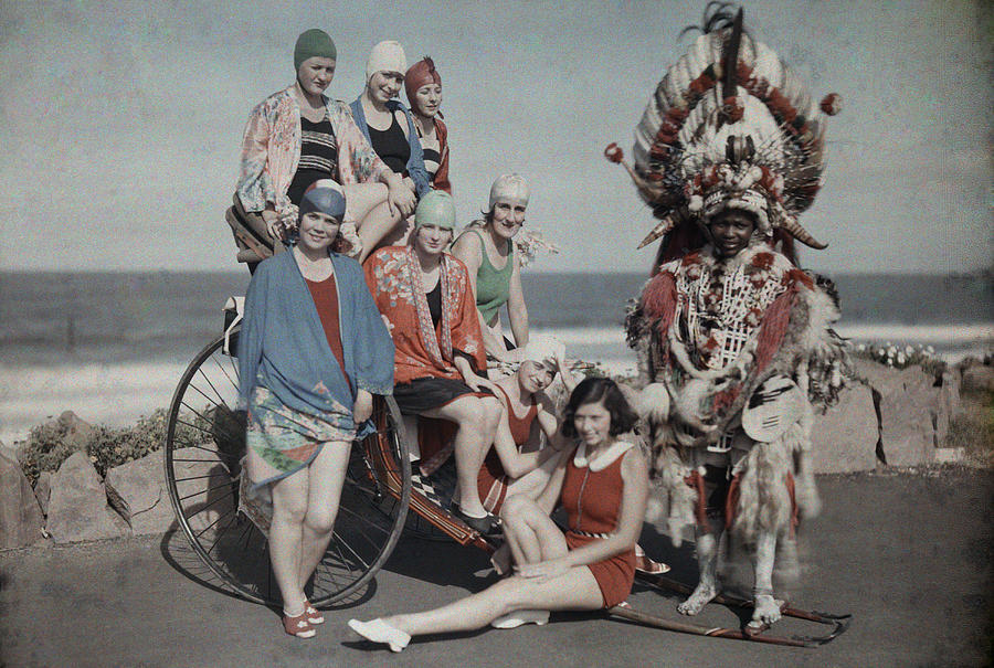 Vintage women in bathing suits