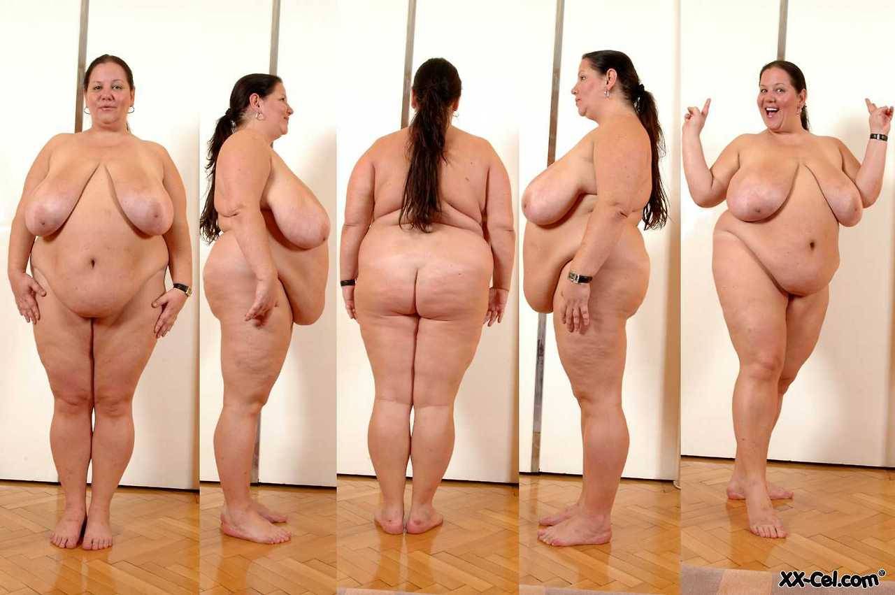 This slut has a big belly