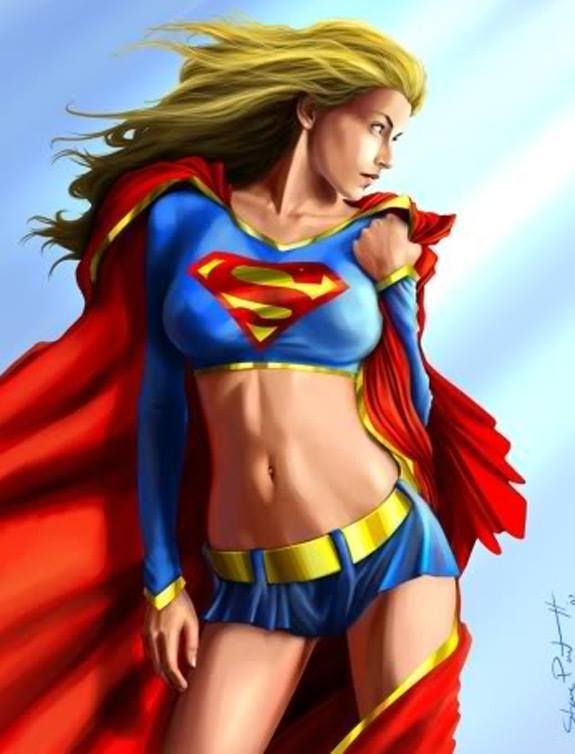 Superwoman hot babes