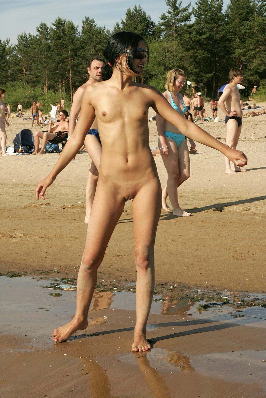 Nude russian girls on beach