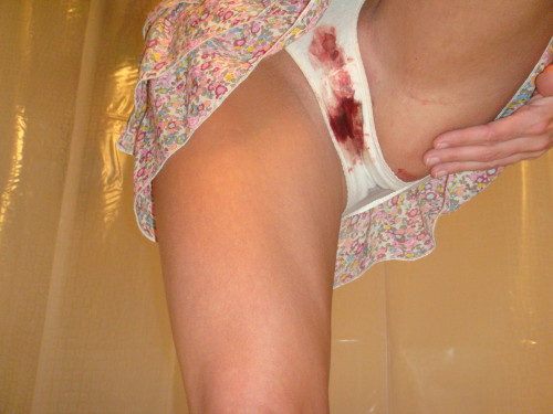 Pussy stained panties