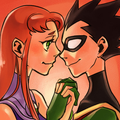Teen titans starfire and black fire