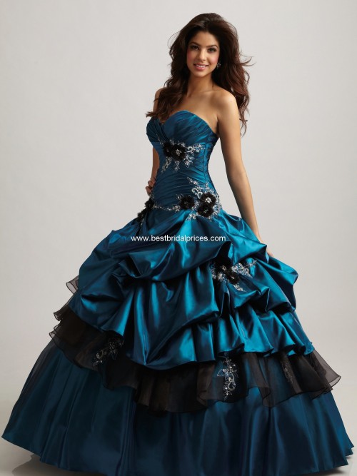 Mexican red quinceanera dress