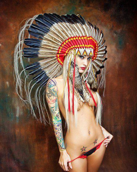 Aztec indian costume