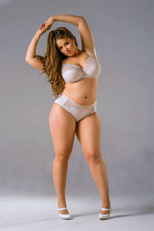 French plus size lingerie models