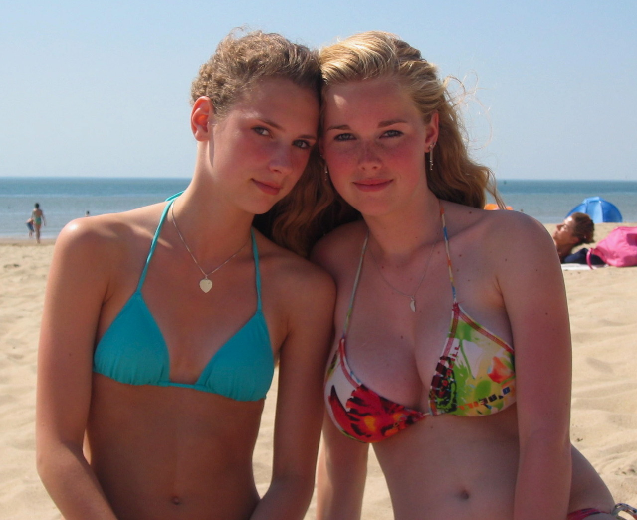 European young teen girls