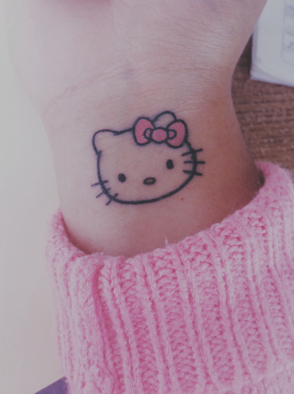 Hello kitty tattoo