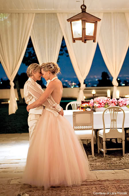 Ellen degeneres and wife wedding