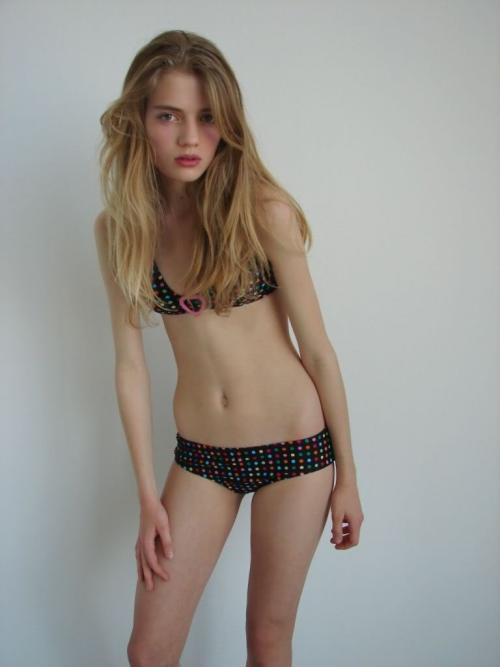 Small and skinny young teen