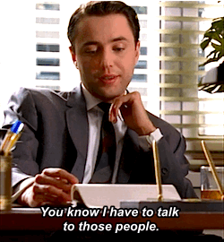Pete Campbell I have to Talk to These People