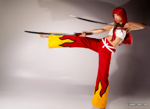 Fairy tail erza black wing armor