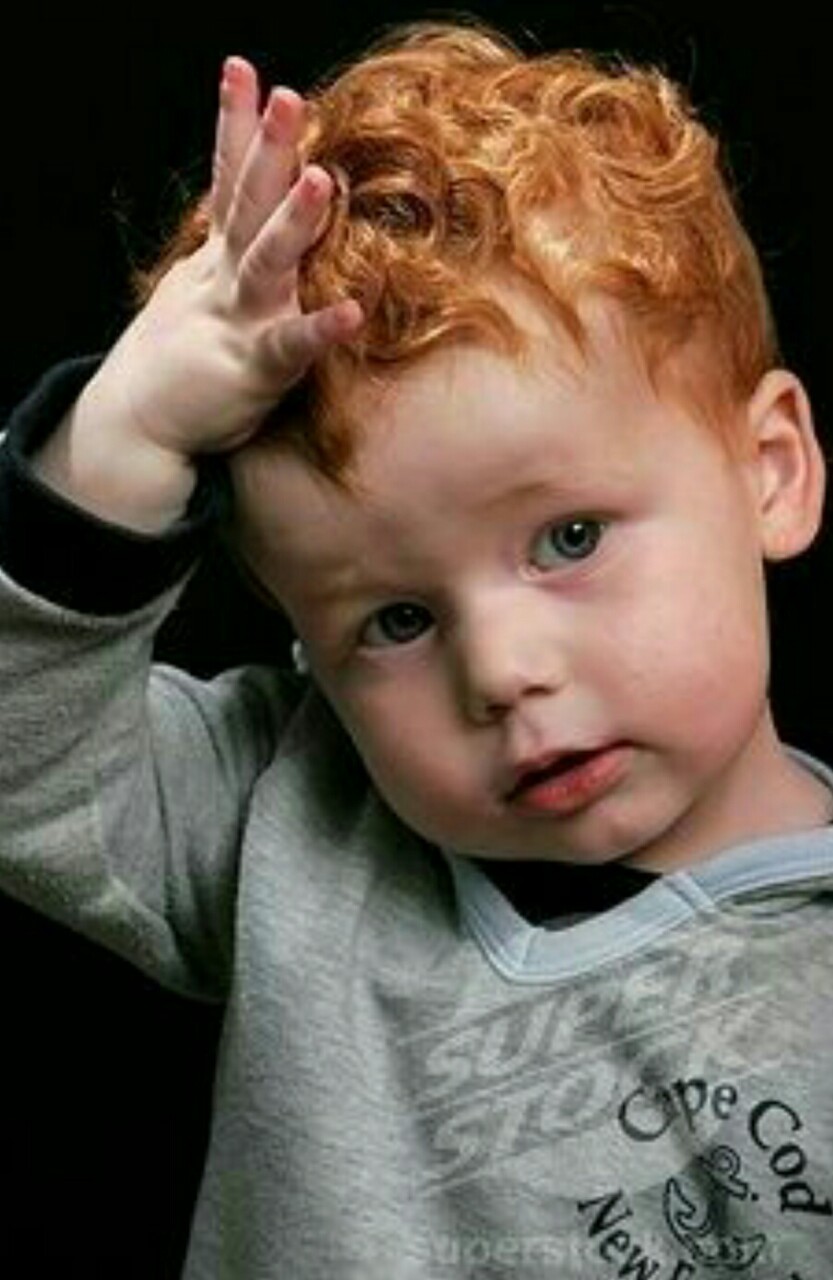 Small face ginger kid