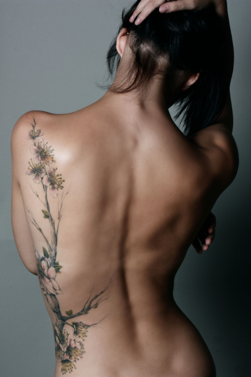 Flower tattoo design
