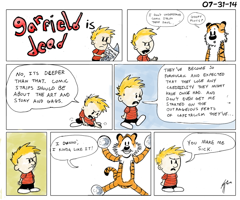 strip Garfield death