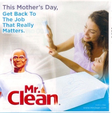 Mr clean receives mean