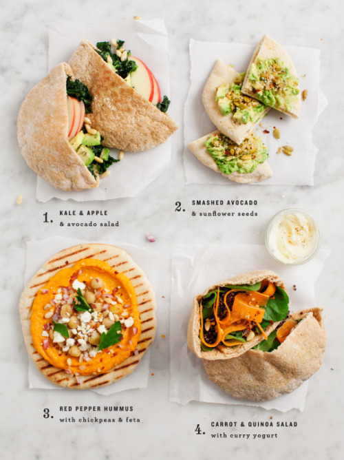 yummyinmytumbly: easy pita lunch ideas 