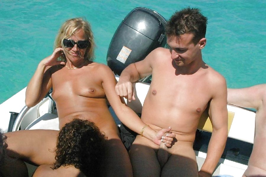 Nude couples beach handjob