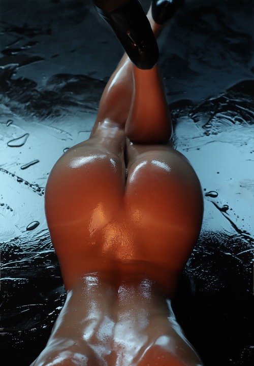 Oiled up lady video