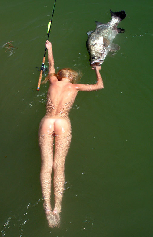 Nude girls gone bass fishing