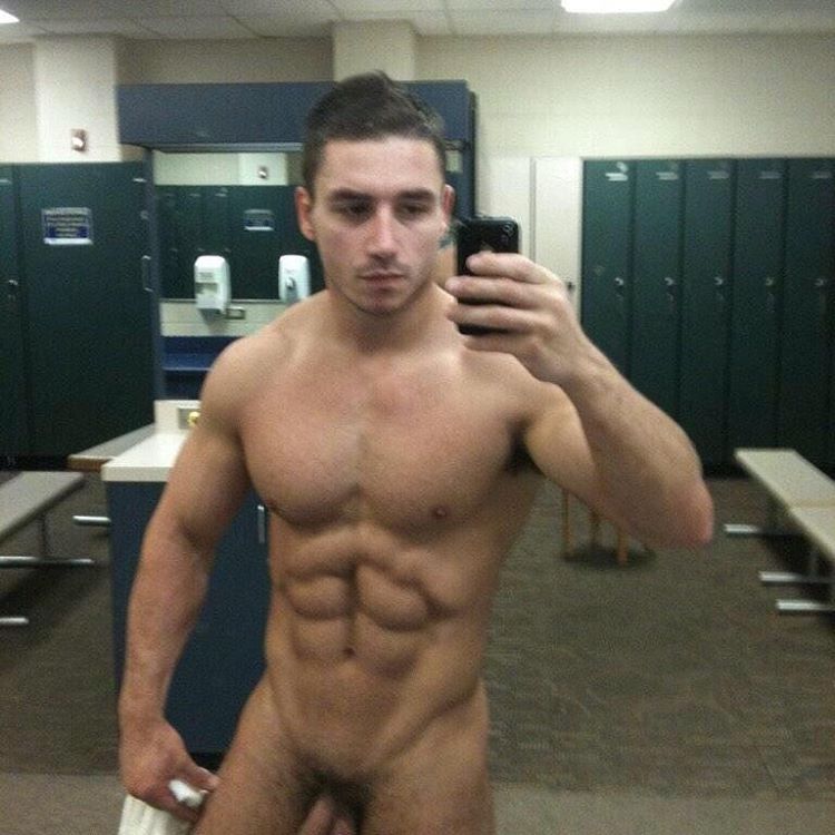 Man at the gym locker room gay sex