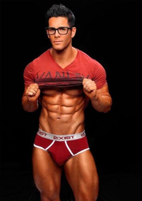 Young teen male muscle bodybuilders